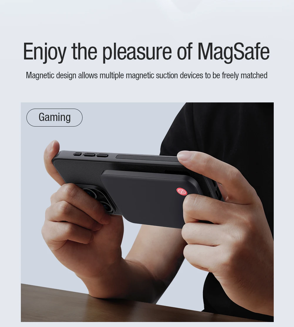 Nillkin Super Frosted Shield Pro Magnetic Hard Case - Sleek and Durable TPU+PC Shell