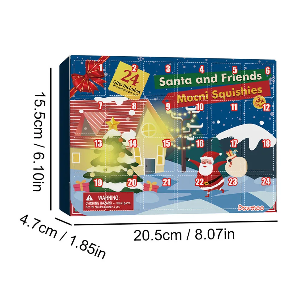 1PC Christmas Countdown Blind Box 24-Grids Child Surprise Advent Calendar Xmas Gift Packing Boxes christmas countdown calendar,christmas advent calendar