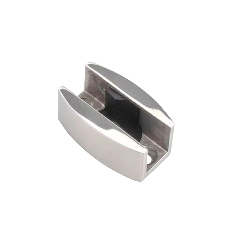 Shower room accessories Bathroom sliding door limiter Glass door Solid stainless steel straight swing sliding block positio