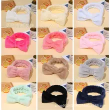 

New Leopard Coral Fleece Soft Headband Spa Facial Hairband Elastic Hair Band For Women Girls Wash Face Turban Hair Accessories