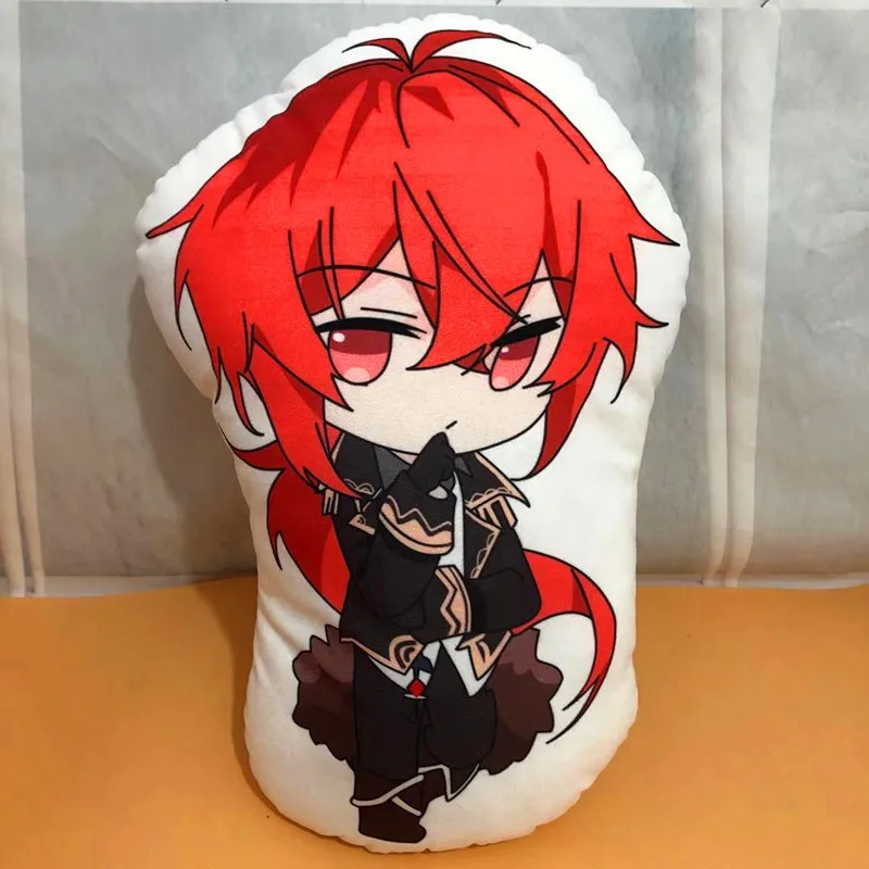 Genshin Impact Doll Tartaglia Xiao Kaeya Cosplay Doll Toy Plush Dolls Children Christmas Pendant Accessories Gift