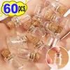 60/10pcs Mini Glass Bottles with Cork Stoppers DIY Message Bottle Empty Wishing Bottles Spice Bottle Jars Party Decoration Gifts 1