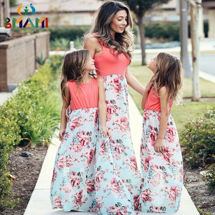 Sleepwear Mother Daughter Girl Dresses Kids Family Matching Clothes Baby  Pajamas | eBay