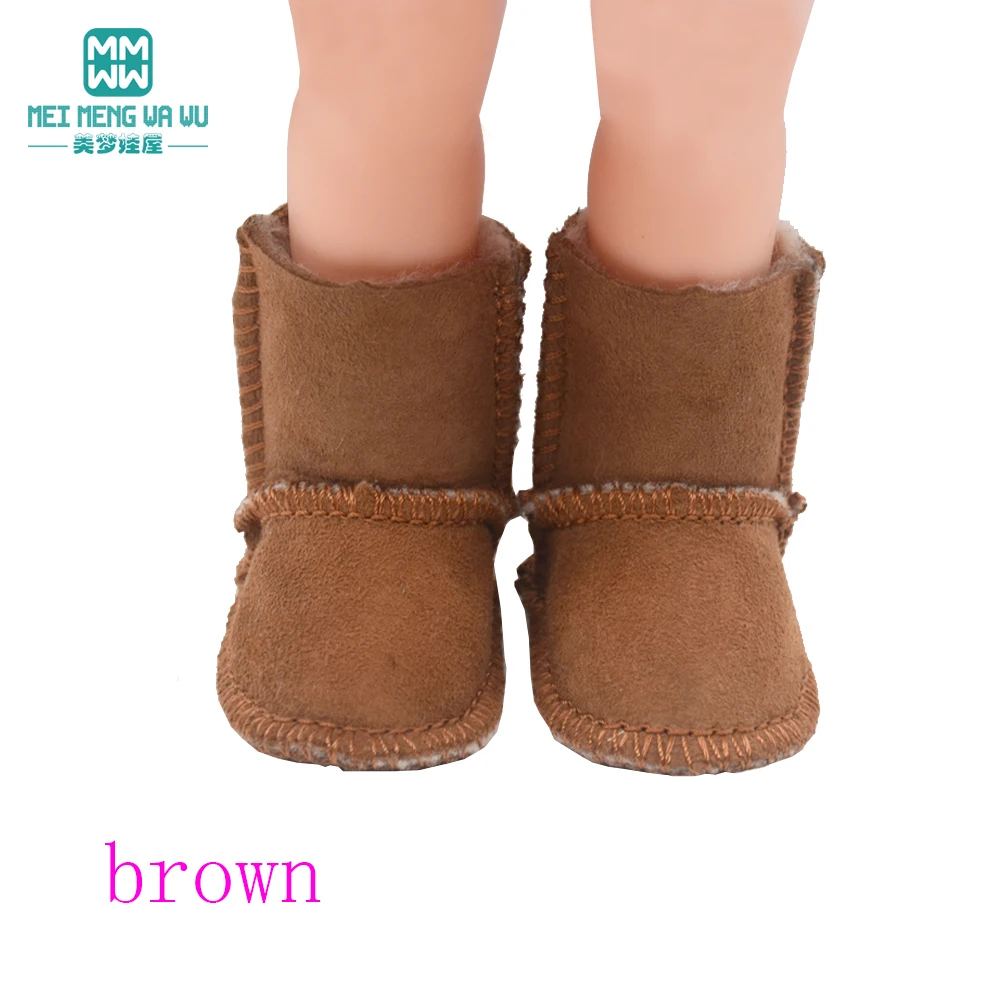 

7cm Sheepskin Boots 1/3 1/4 BJD Doll and 16" 40cm Doll Accessories