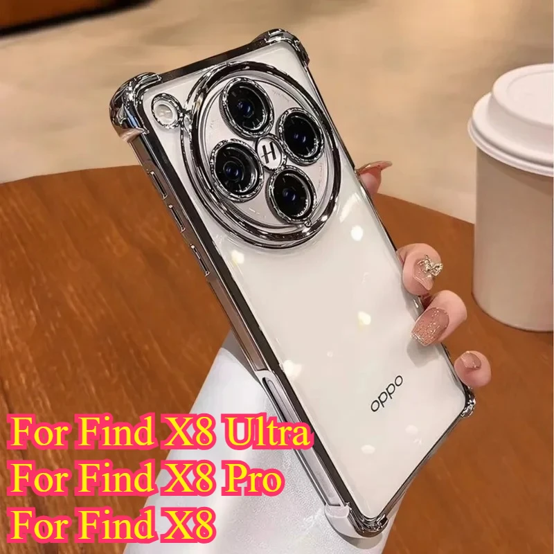 Enhanced Anti-Shock Plating Lens Protection Film Case with Four-Corner Reinforcement