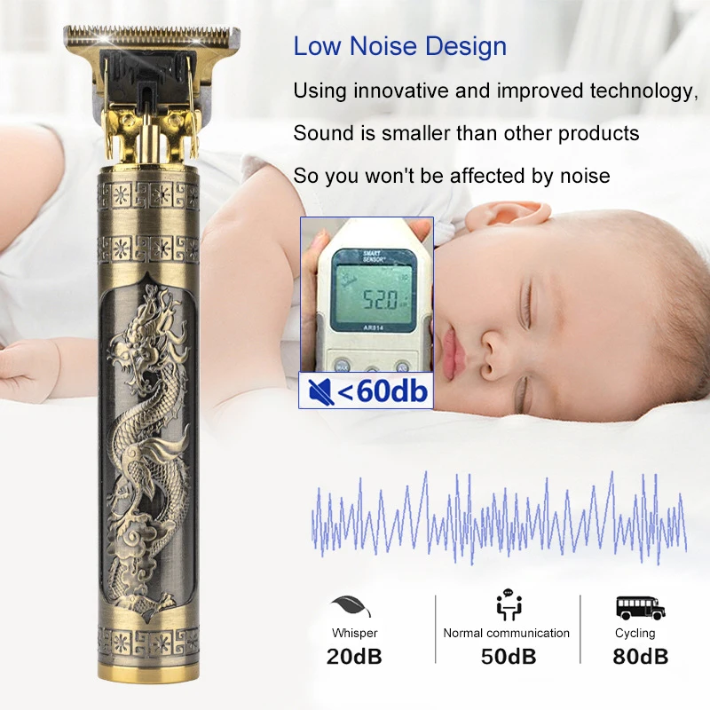 Electric Hair Clipper Professional USB Cordless Clipper Professional Beard Trimmer Haircut Grooming Kit Hair Cutting Machine BEST SELLERS