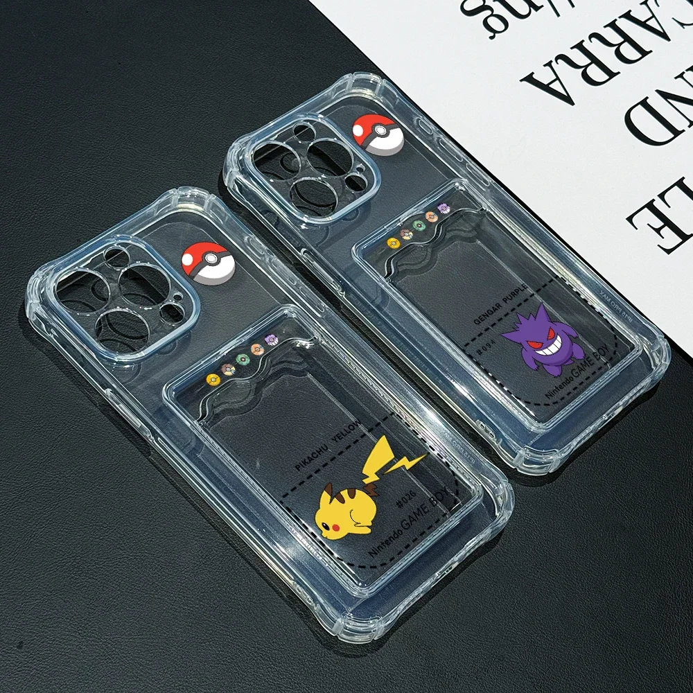 Coque IPhone 11 Pro Max Avec Porte-cartes Antichoc Transparent