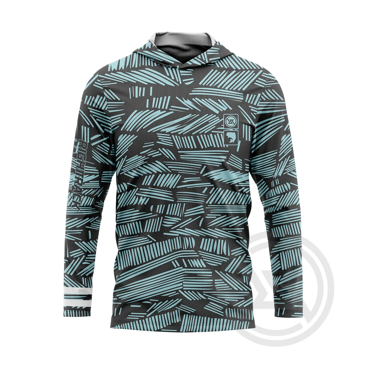 RT Camouflage Men's Hoodies Fishing Clothing UPF50+ UV Hunting Climbing Camping Hiking Breathable Outdoor Angling Apparel