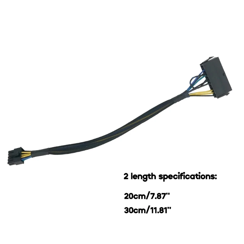 Power Cable 24 Pin to 10 Pin PSU Main ATX Adapter For Motherboard