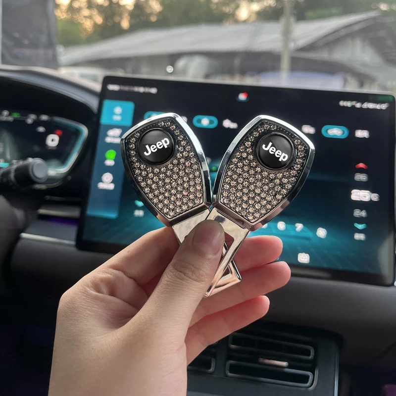 Car Safety Belt Buckle Extender Plug Clip Accessories For Jeep Jl