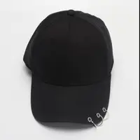 COKK Hip Hop Women's Baseball Cap With Ring Circle Snapback Hats For Men Women Unisex Dad Hat Adjustable Kpop Korean Style Gorra 5