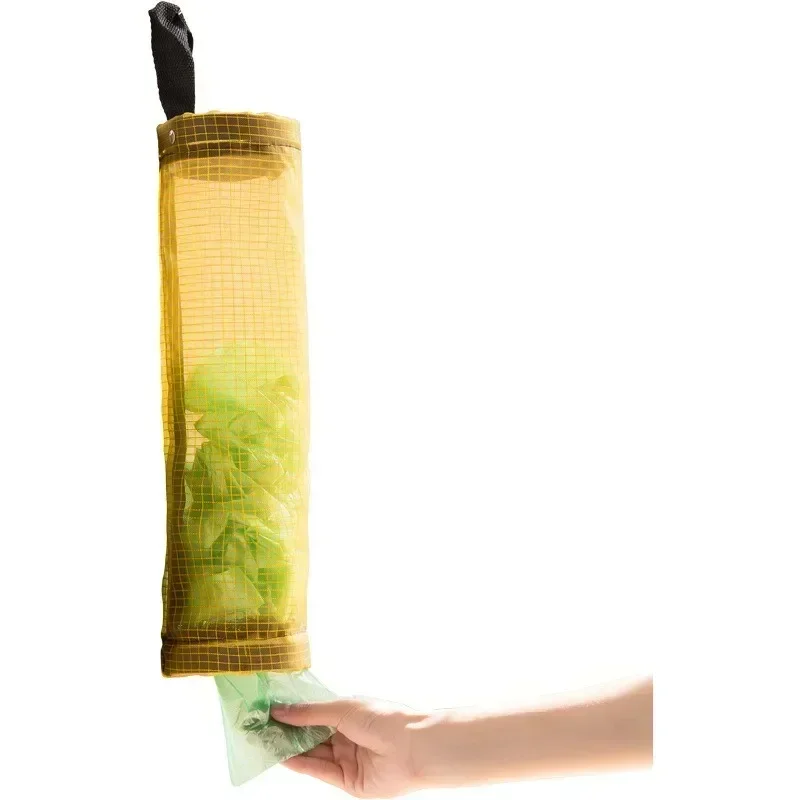 Garbage Bag Round Storage Bag Sundries Wall Hanging Finishing Extraction Kitchen Hanging Storage Bag Kitchen Convenience Tools