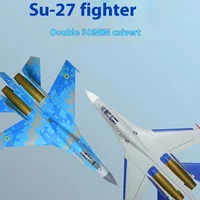 Xfly Xunfei Double 50mm Su27 Double Engine Culvert Fighter Electric Model Aircraft Fixed Wings 2