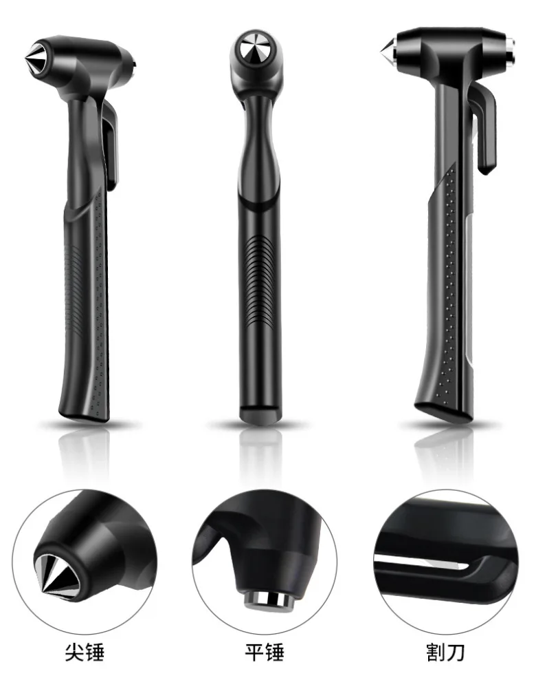 Car Safety Hammer Emergency Escape Tool Window Glass Breaker And Seatbelt Cutter Essential Automotive Accessory car safety hammer,safety hammer,window breaker,seatbelt cutter tool