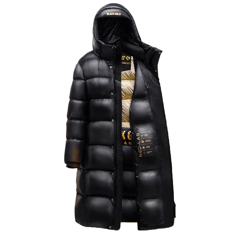 Goose Down Coat Women Luxury Designer Men Long Down Jacket 2023 Winter New Fashion Hooded Thickened Puffer Jacket Man Clothes