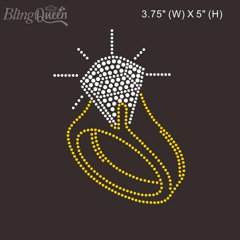 

BlingQueen-Rhinestone Transfers Ring Design, 25Pcs per Lot