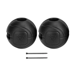 Premium Motorcycle Engine Guard Crash Bar Bumper Protector Decorative Block (B - Black)