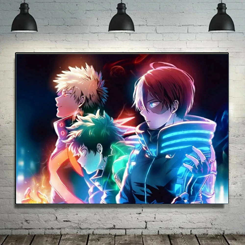 

My Hero Academia Deku Anime BNHA Midoriya Izuku Mosaic DIY Art 5D AB Diamond Painting Rhinestones Full Drill Round Square