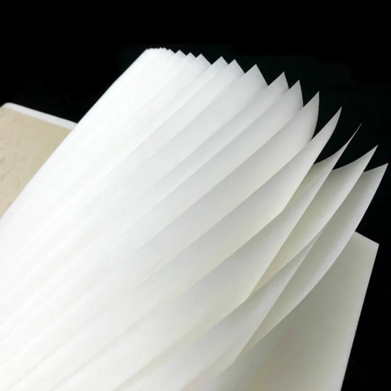 100pcs Xuan Paper Chinese Semi-Raw Rice Paper For Chinese Painting  Calligraphy Or Paper Handicraft Supplies 34x46cm - AliExpress