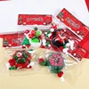 Christmas Santa Mochi Taba Cat Paw Stress Relief Decompression Toy With Flocking Xmas Holiday Party Gift 1
