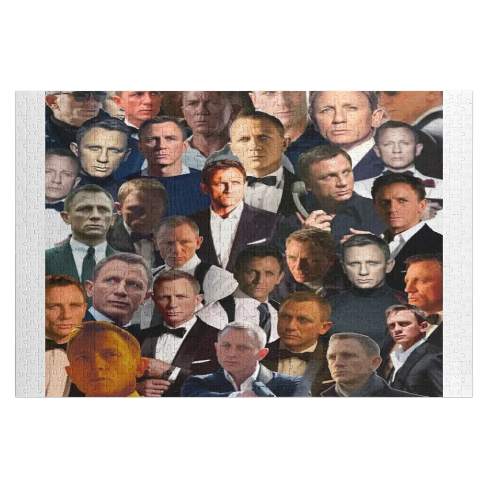 

Daniel Craig Photo Collage Jigsaw Puzzle Personalized Gifts Custom Kids Toy Puzzle