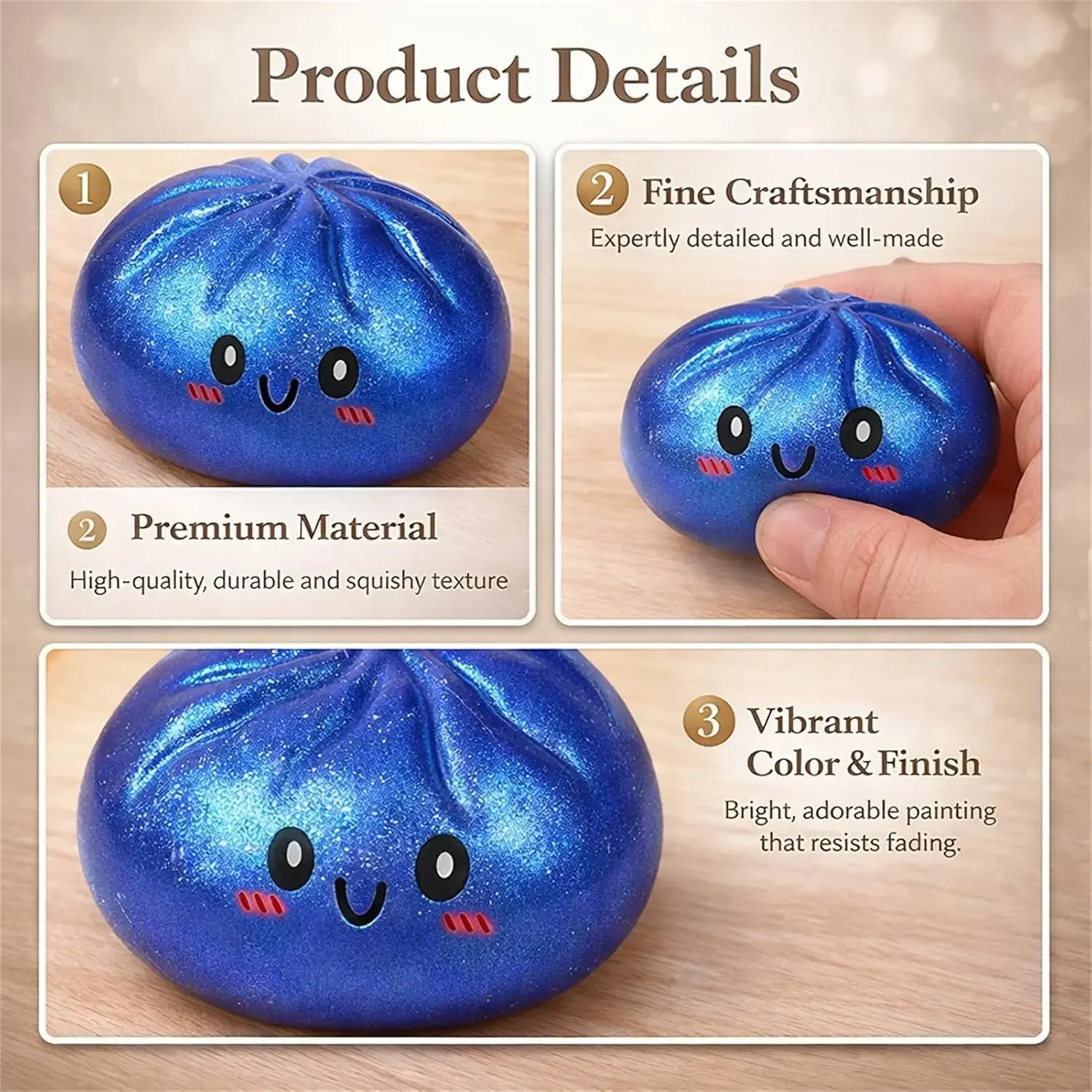 Bandai Soft Squishy Dumpling Stress Relief Toy