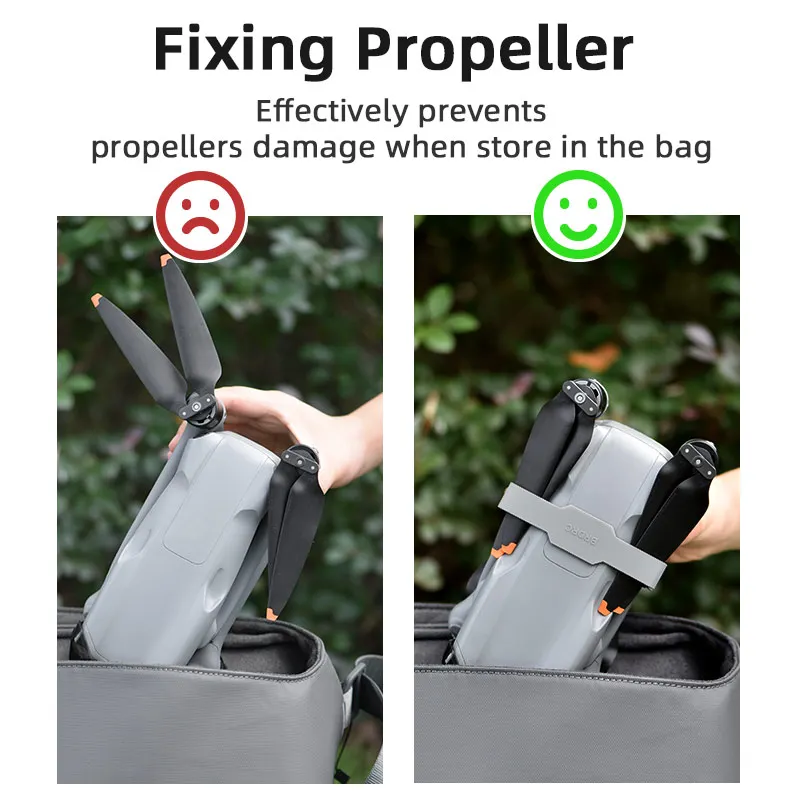 Description Picture 4 of itemPropeller Holder For DJI Air 3/Air 3S Drone Propellers Stabilizer Protector Props Blades Fixed Silicone Belt Kit Drone Accessory