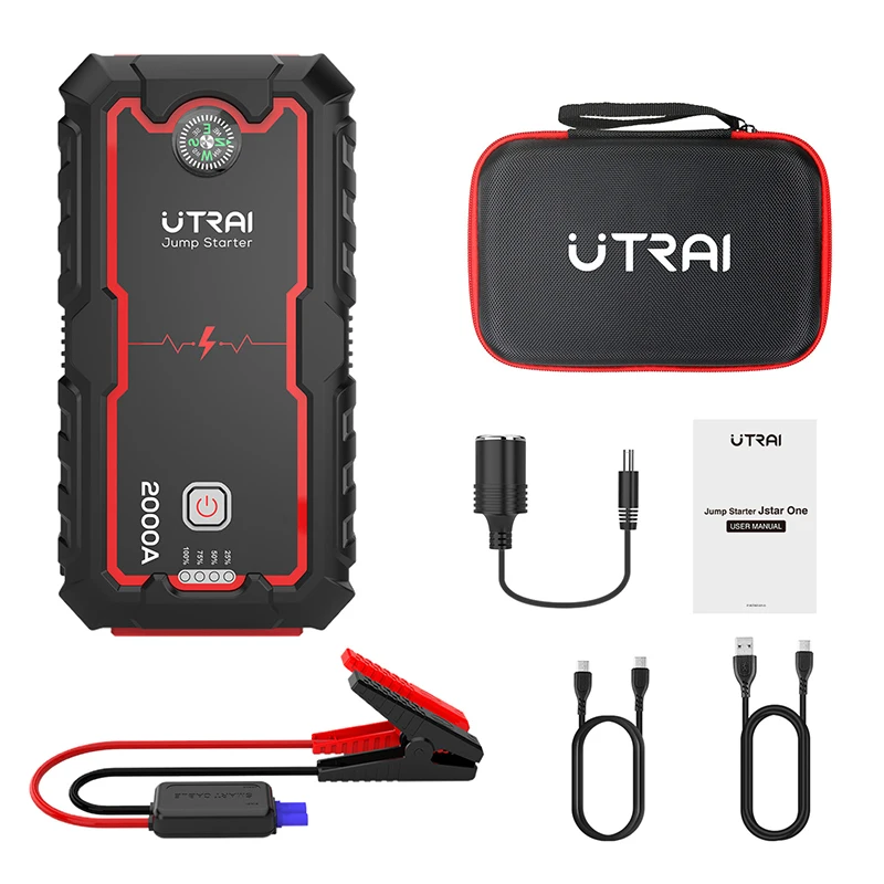 UTRAI 1400A Arrancador de Coches 13200mAh Arrancador Bateria Coche