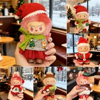 Labubu Accessories Clothes Suitable for V1 V2 V3 V4 Labubu Christmas Deer Set Labubu Red clothing Christmas Fashion Gift 1