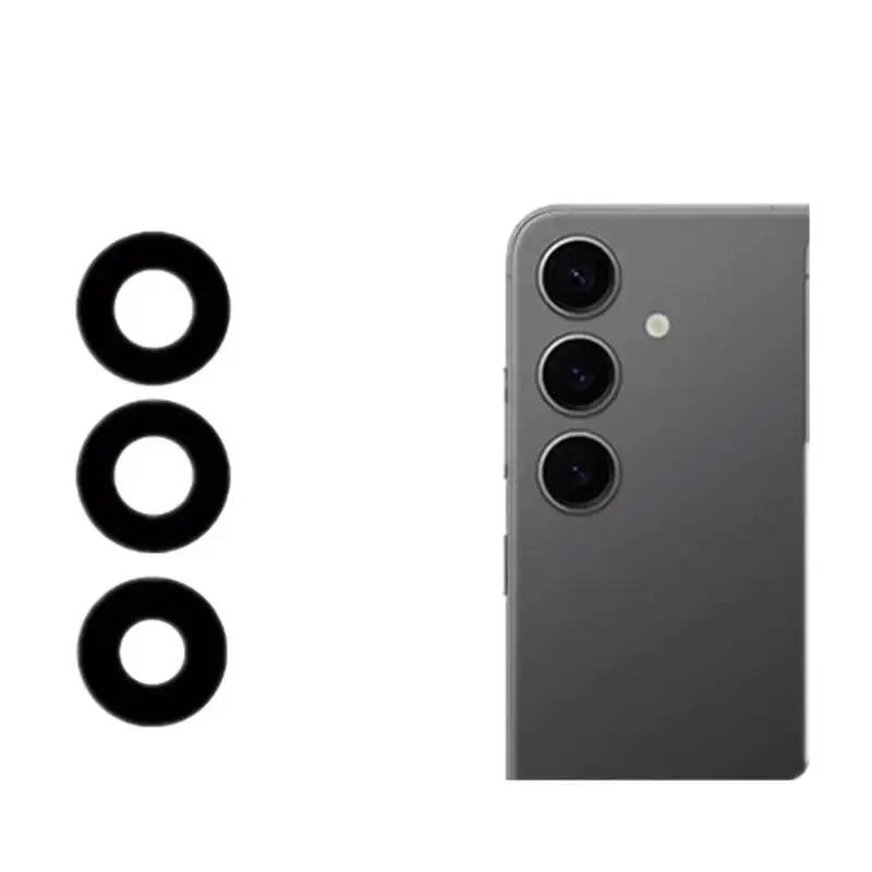 Premium Back Rear Camera Glass Lens Set with Adhesive for Repair and Replacement (10 Pieces)
