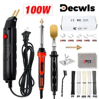 100W Plastic Welding Gun, Car Bumper Plastic Welding Machine Kit, Home Thermal Stapler, Garage Tools, 50W/100W Woldering Iron 1