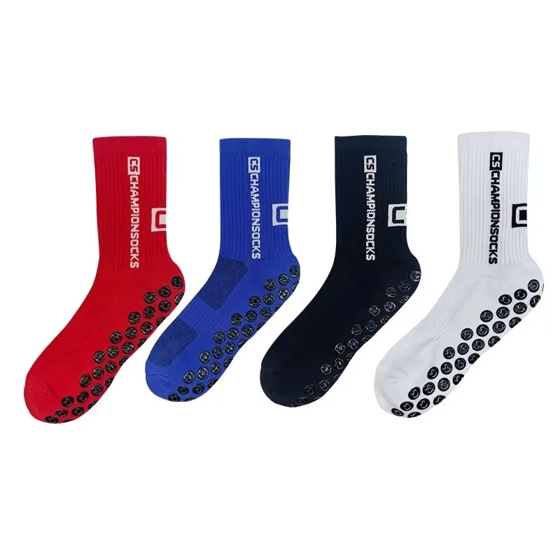 Adult 4 Colors Sports Series Socks Polyester Breathable Sweat-absorbing Football Socks Bottom of the Towel One Pair football socks sports socks fitness sports socks sport socks