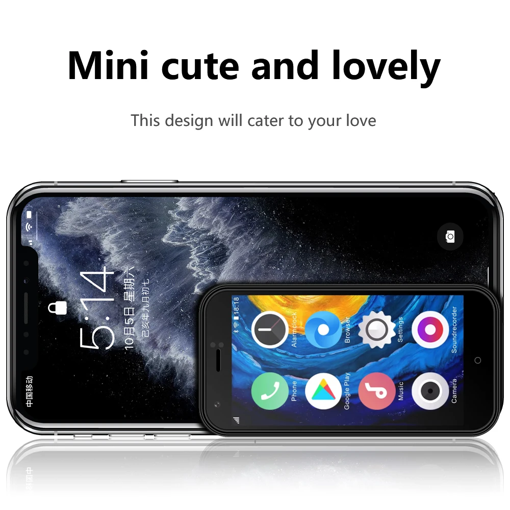 SERVO S22 mini Smartphone 2.5" Screen 2 SIM Card Android Quad Core Google Play Store 1GB 8GB GPS Cute Small Celular Mobile Phone