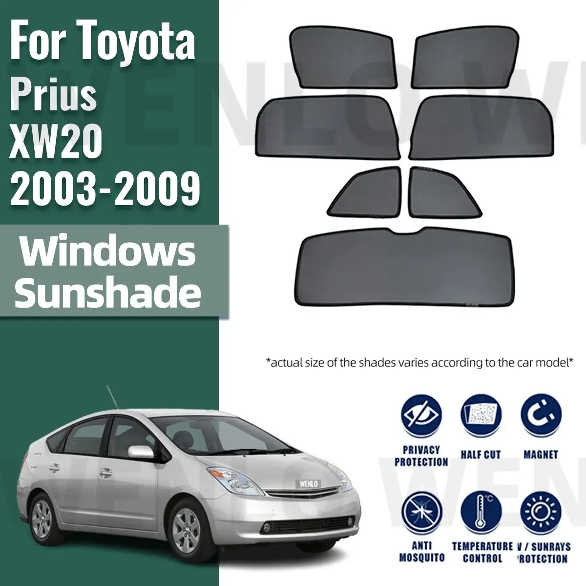Магнитный чехол для Toyota Prius XW20 2003-2009