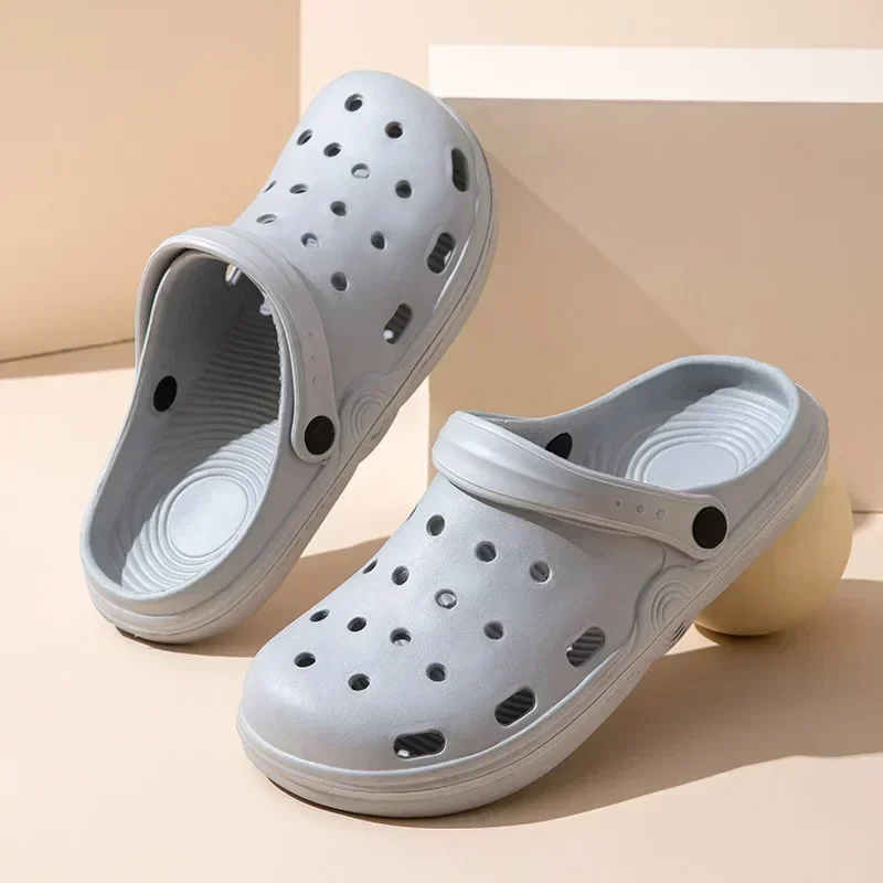 Womens House Slippers Casual Garden Clogs Outdoor Wide Toe Shoe For Ladies Men Sandalia Non Slip Indoor Outdoor Shoes slippers sandals shoes,slippers sandals,non slip slippers,female slippers