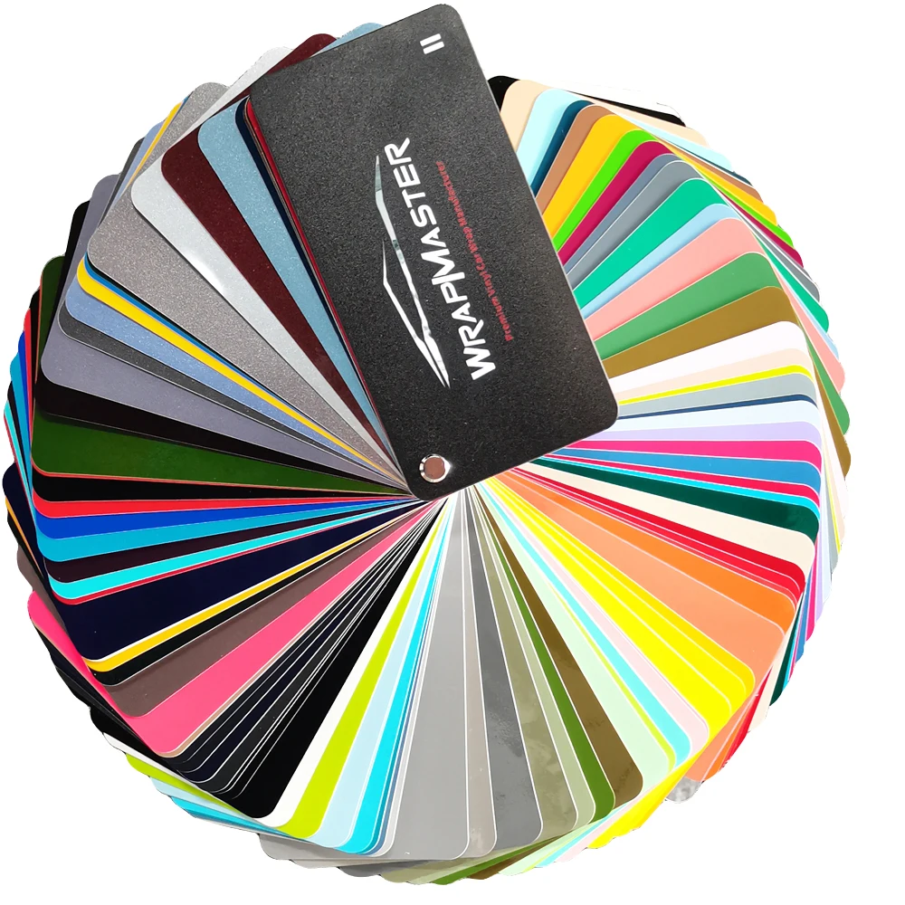 3 Set Car Wrap Campione Libretto Vinile Wrap Swatch Colore Circa 363 Colori