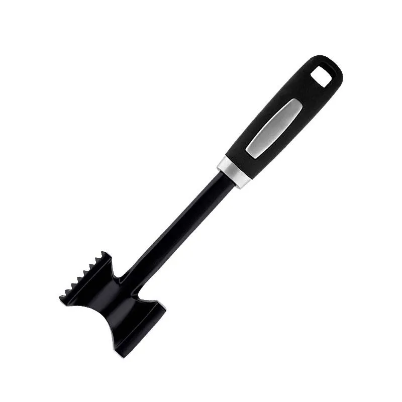 Stainless Steel Double-Sided Square Meat Tenderizer Hammer Food-Safe Kitchen Tool For Pork Chops Steak Western Cuisine