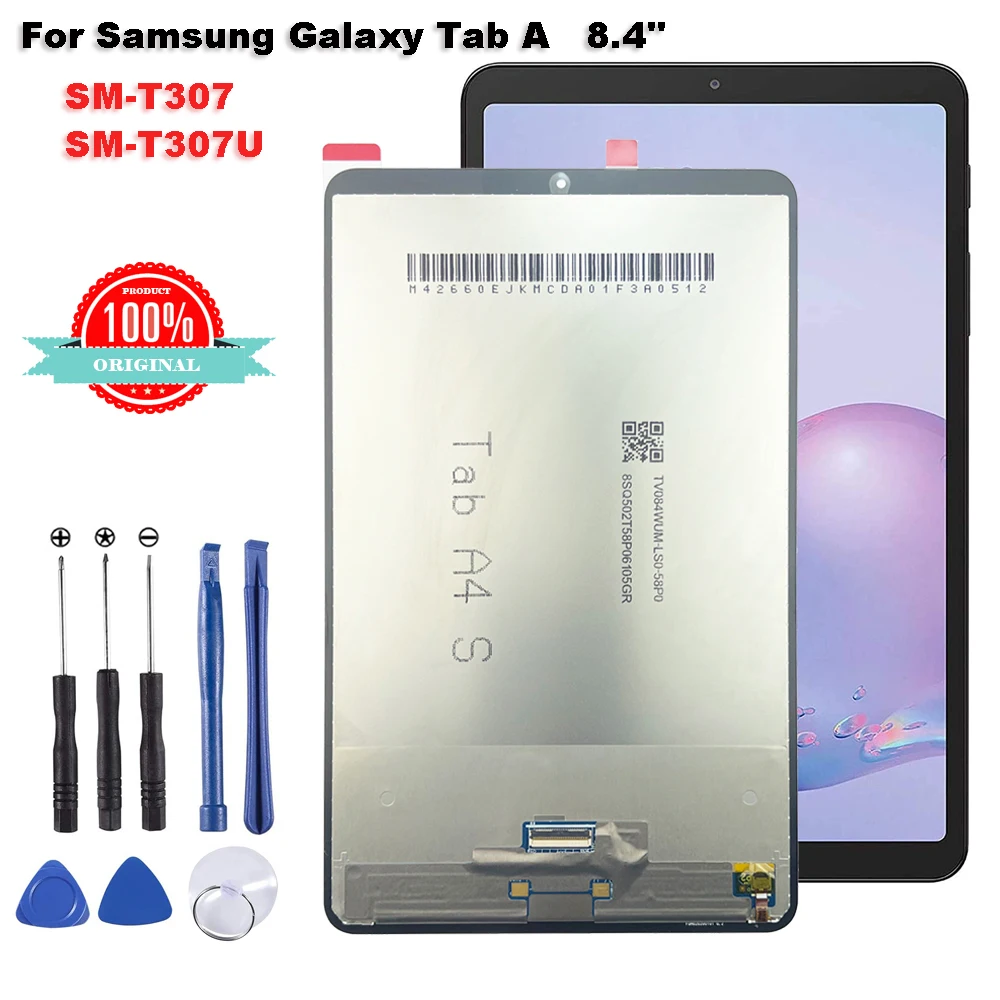 

Original for Samsung Galaxy Tab A SM-T307 SM-T307U T307 T307U 8.4" LCD Display Touch Screen Digitizer Glass Assembly Repair