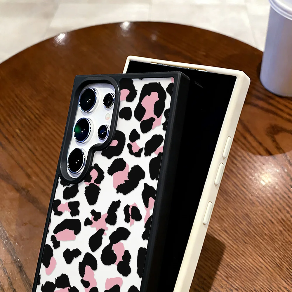 Leopard Print Matte Hard Shockproof Phone Case