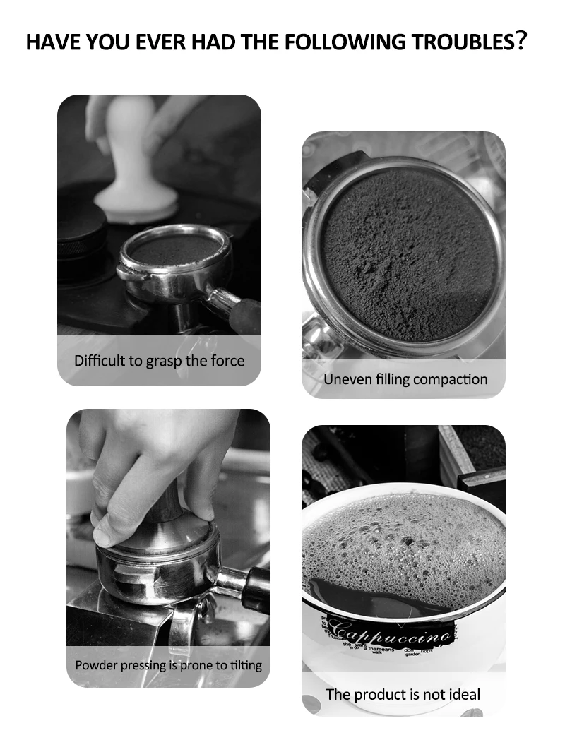 Automatic Electric 58.35MM Coffee Tamper Machine Coffee Powder Screw Press Tamper Hammer Machine