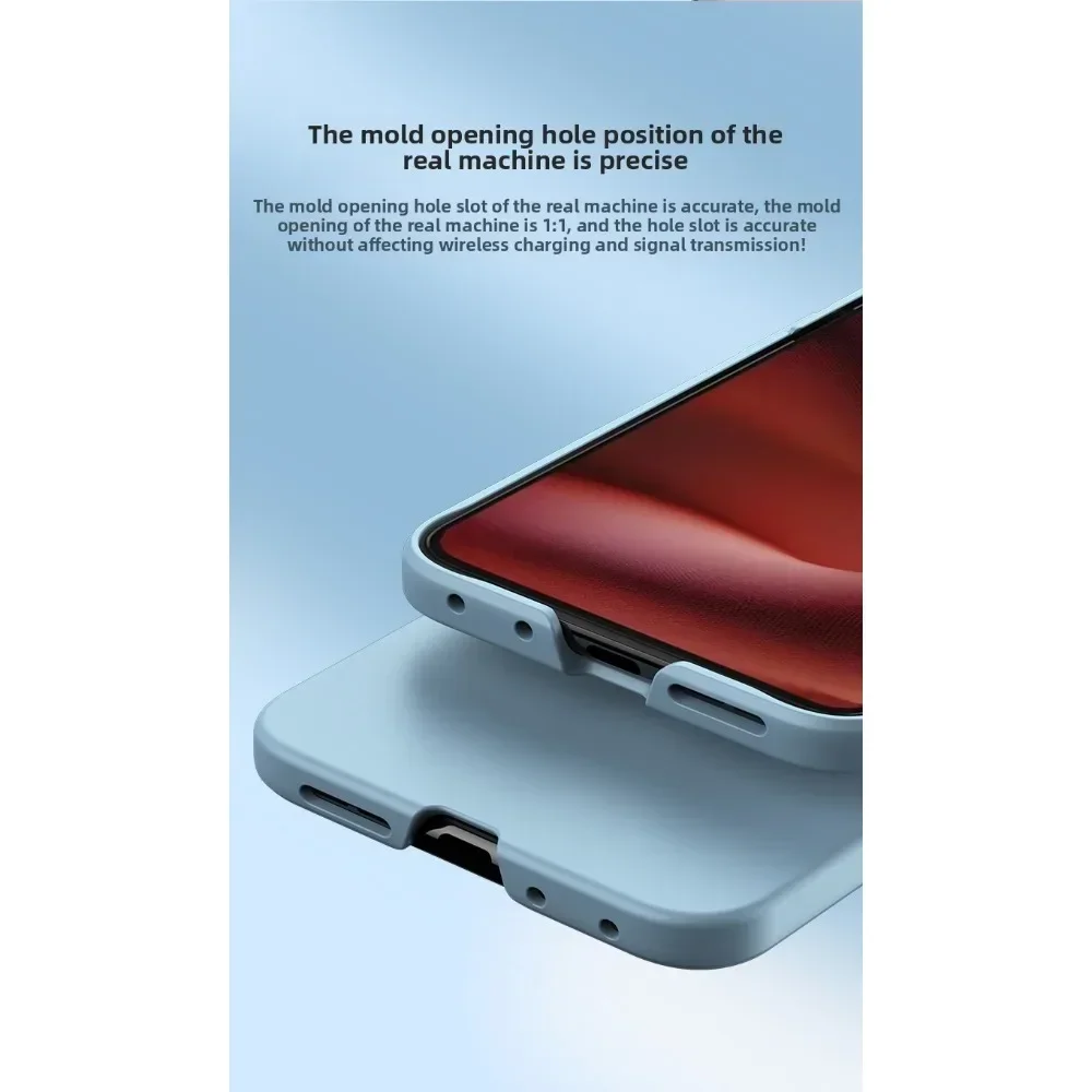Vibrant Protective Hard Shell Phone Case with Hinge Guard and Skin-Feel Texture