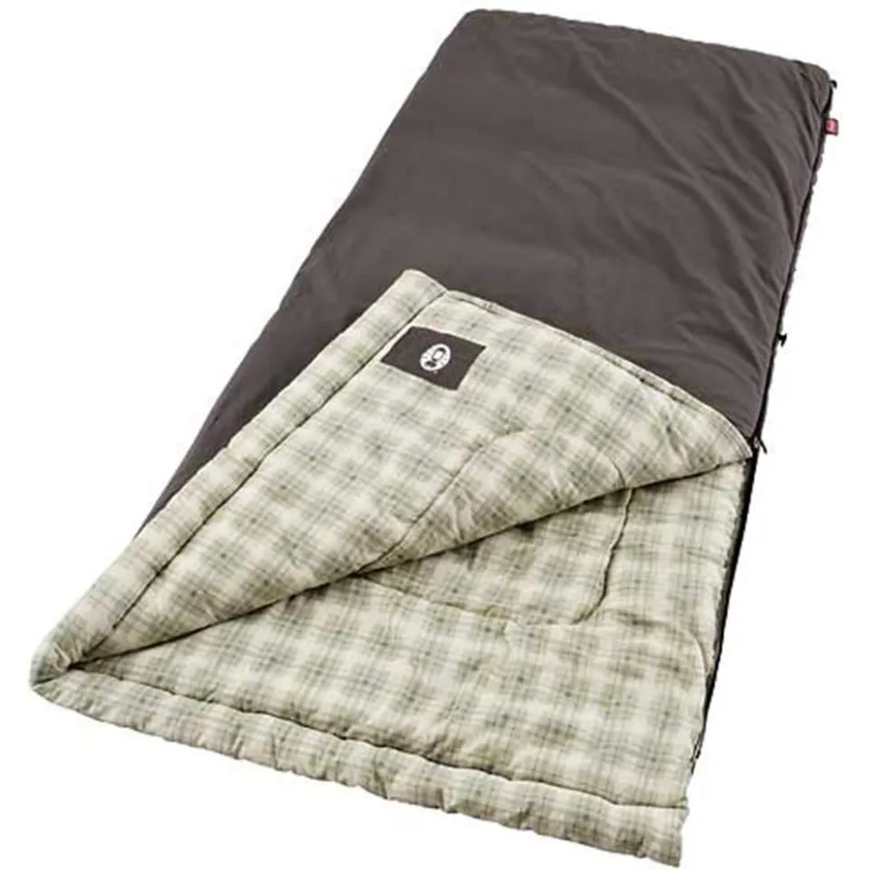 Extra Large Flannel Sleeping Bag for Tall Adults