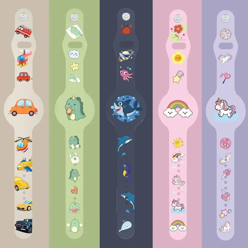 New Silicone Strap Case Bracelet Waterproof Kids Bracelet Replacement Cartoon Child Wristband Tracker Accessories