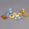 Miniature Furniture 1:12 Dollhouse Kitchen Livingroom Bedroom Set DIY Scene Doll Play Decoration Girl Toy House Gift 3