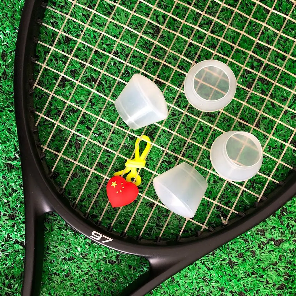 YOUZI Tennis Racket Cover 360 Degree Shockproof Racket Power Cap Silicone Energy Sleeve Grip Accessories