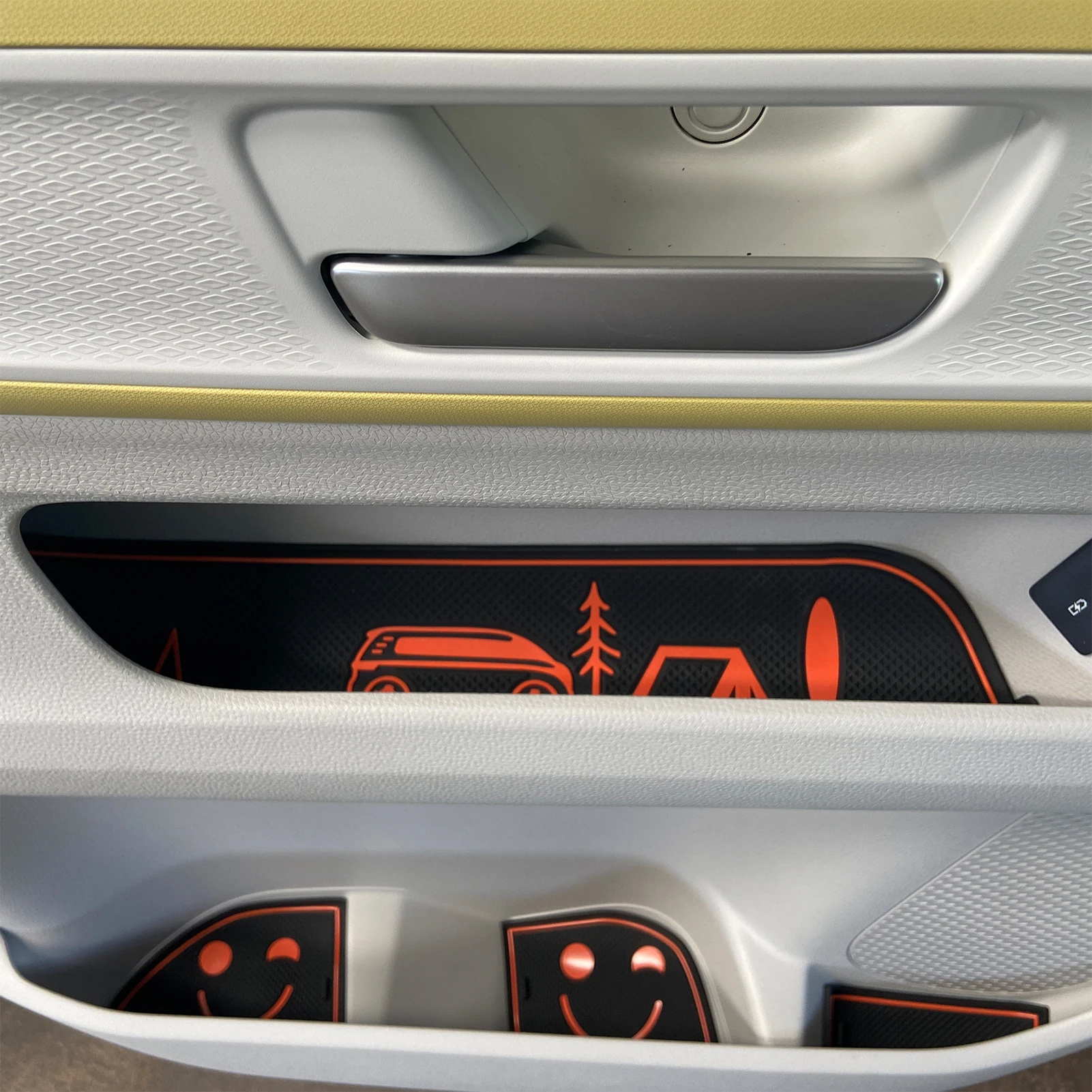 Нескользящая Подставка под стаканы автомобиля для Volkswagen VW ID. Автомобильные аксессуары Buzz ID, Противоскользящий коврик, карманный коврик, подставка для чашки