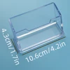 Business Card Holder Cardholder Box Transparent Thickened Acrylic Office Desk Organizer Case 5