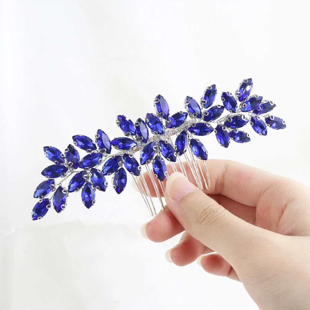 Full Rhinestone Hair Comb Bride Headdress for Wedding Hair Accessories Elegant Women Handmade Headband Bridal Headwear hair accessories bridal hair accessories crown headband bridal jewelry set