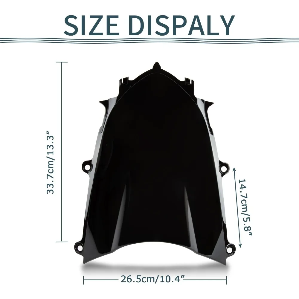 Motorcycle Front Windshield Windscreen Screen accessories Yamaha R6 yzfr6 Yamaha R7 r7 accessories motorcycle windshield