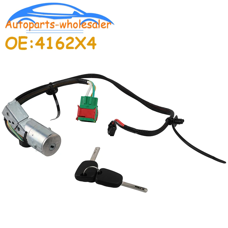 Car Ignition Lock Cylinder 4162 Series For Peugeot 307 2001-2005